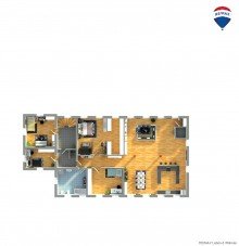 Grundriss1. OG Mehrgenarationenhaus / Ferienhaus / Seminarhaus
Renoviert mit 3 Wohnungen / 686m� Wohfl�che / Aufzug