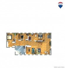 Grundriss 2. OG Mehrgenarationenhaus / Ferienhaus / Seminarhaus
Renoviert mit 3 Wohnungen / 686m� Wohfl�che / Aufzug
