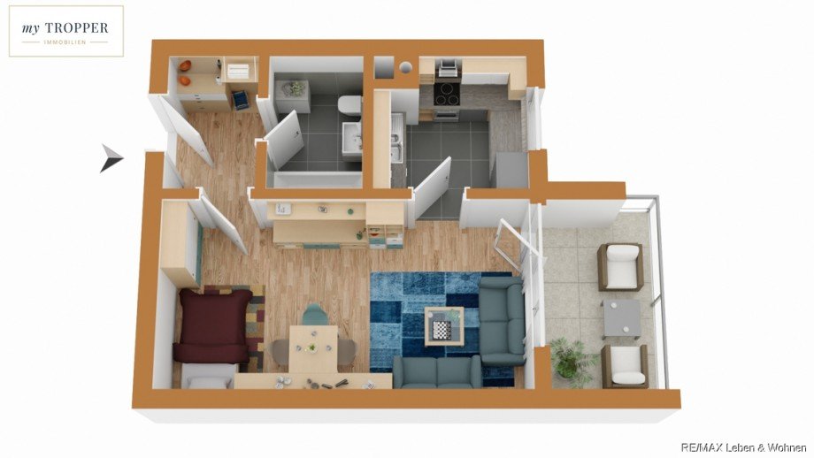 Grundriss Etagenwohnung Augsburg