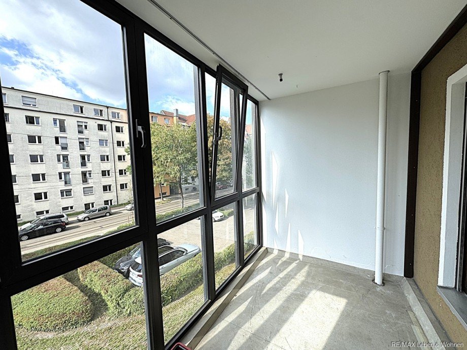 Balkon verglast Etagenwohnung Augsburg