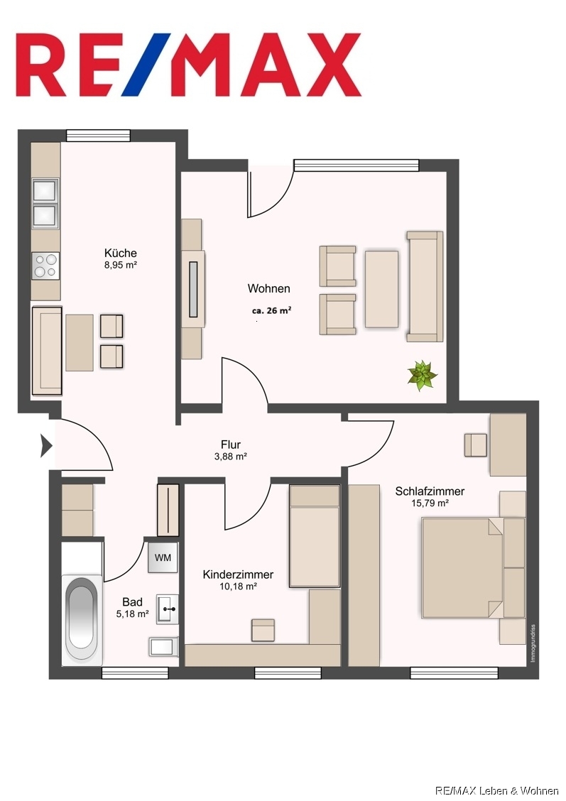 3 Zimmerwohnung Etagenwohnung Dachau